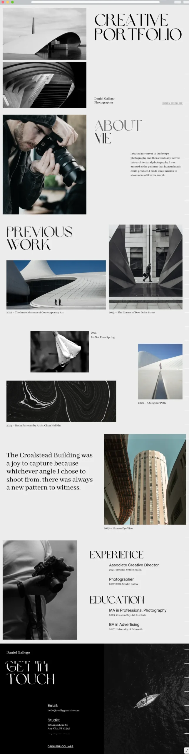 дизайн портфолио 5